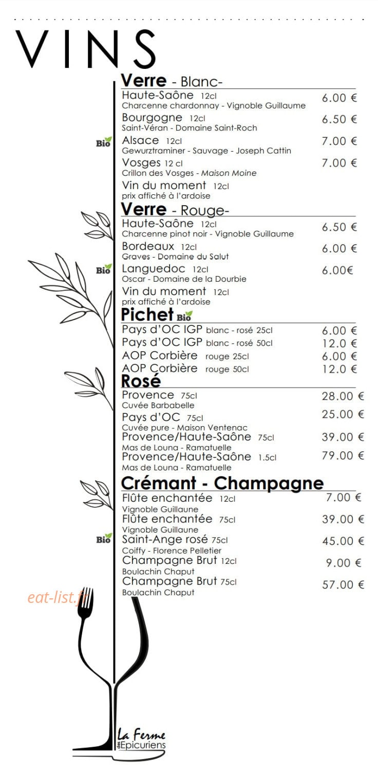 La ferme des épicuriens — carte page 4