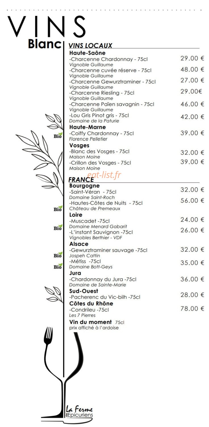 La ferme des épicuriens — carte page 6
