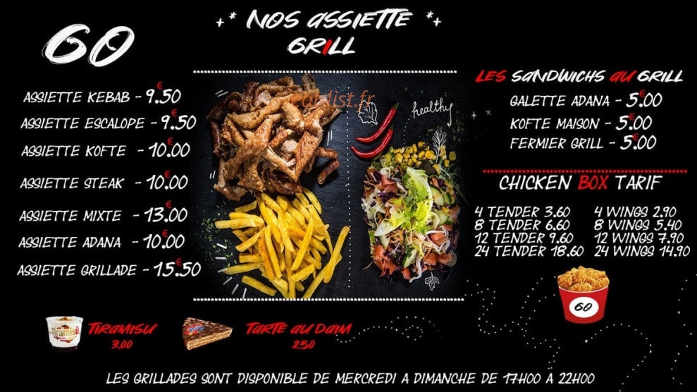 Kebab Go — carte page 3