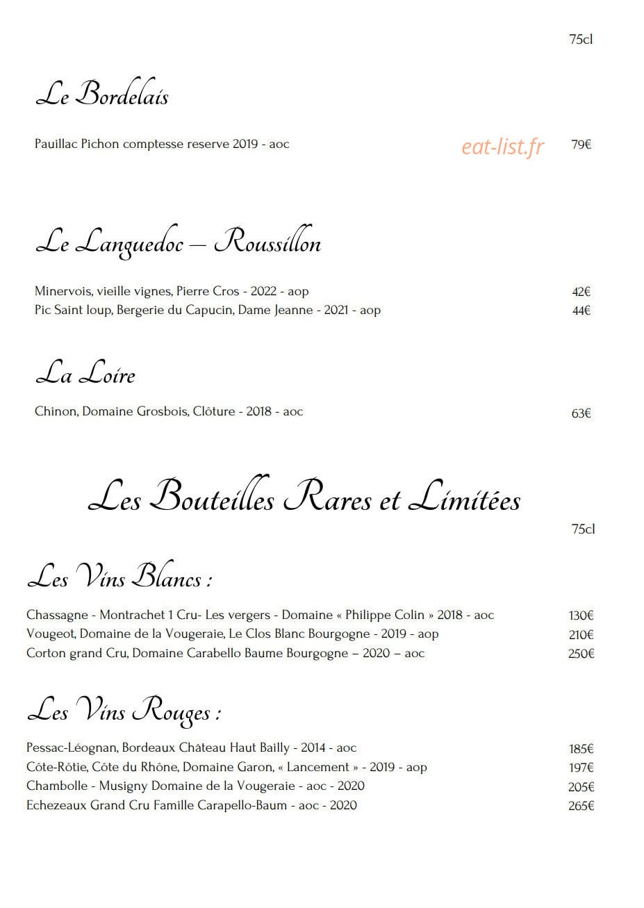 L’Orso — carte page 13