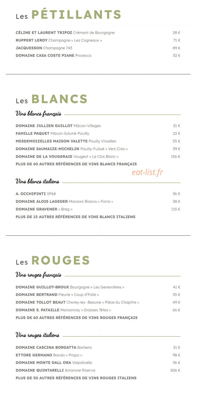 La Dama — carte page 2