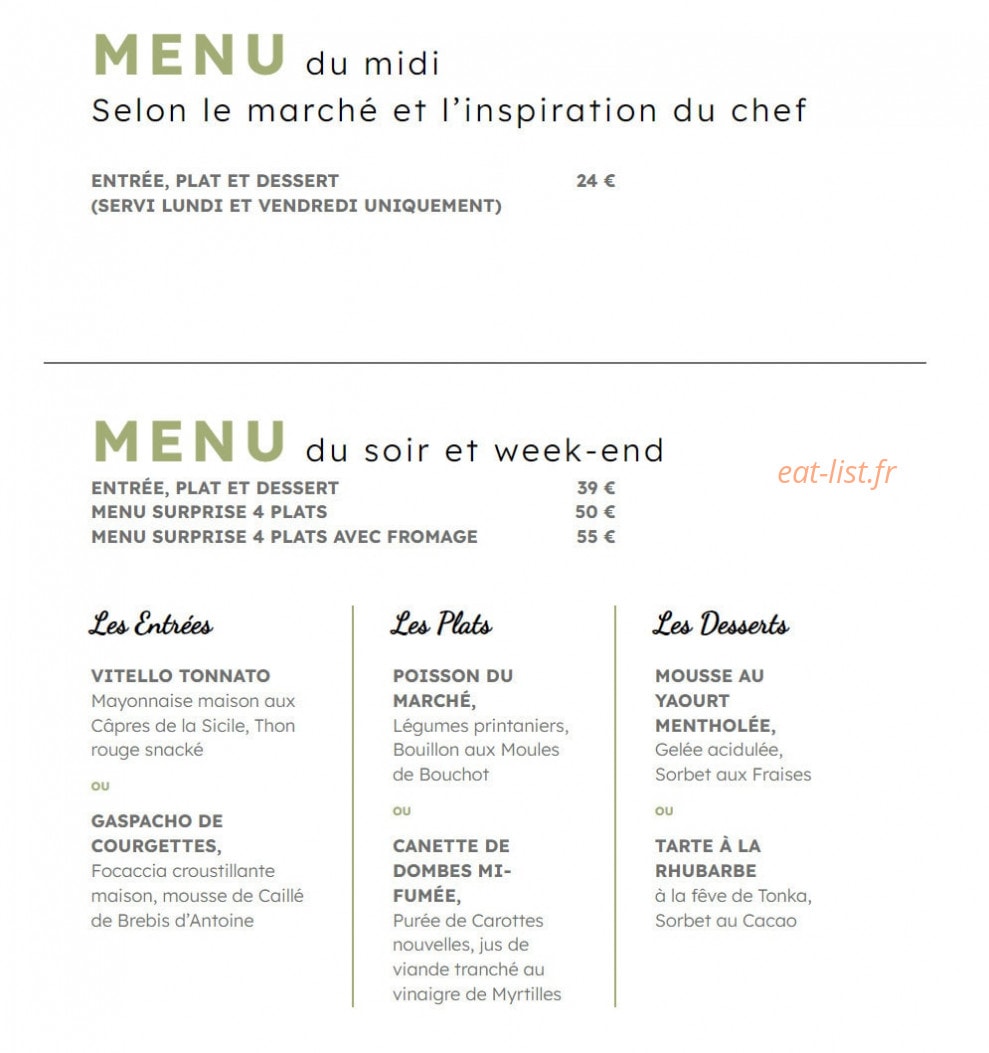 La Dama — carte page 1