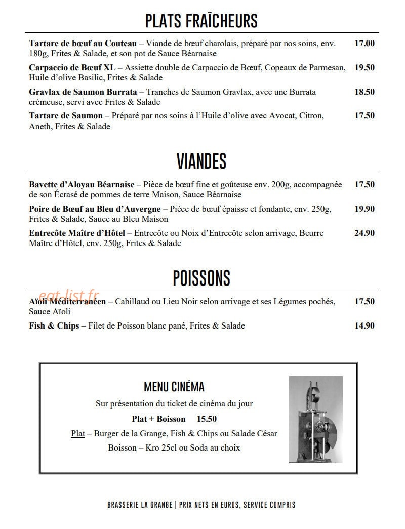 La Grange — carte page 4