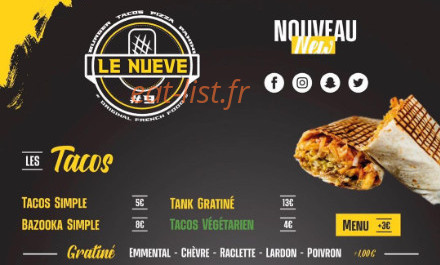Le Nueve — carte page 1