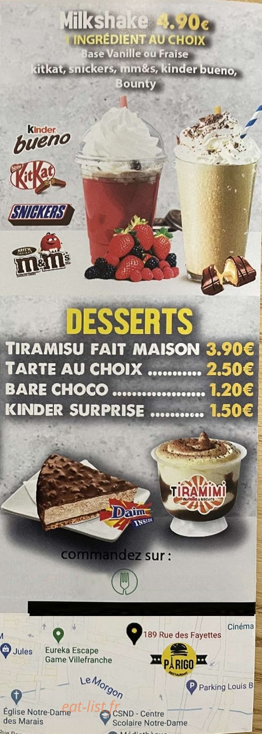 Le Parigo — carte page 5