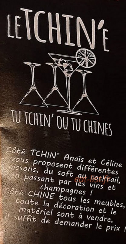 Le tchin'e — carte page 1