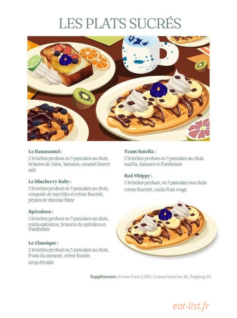 Oh Café — carte page 1