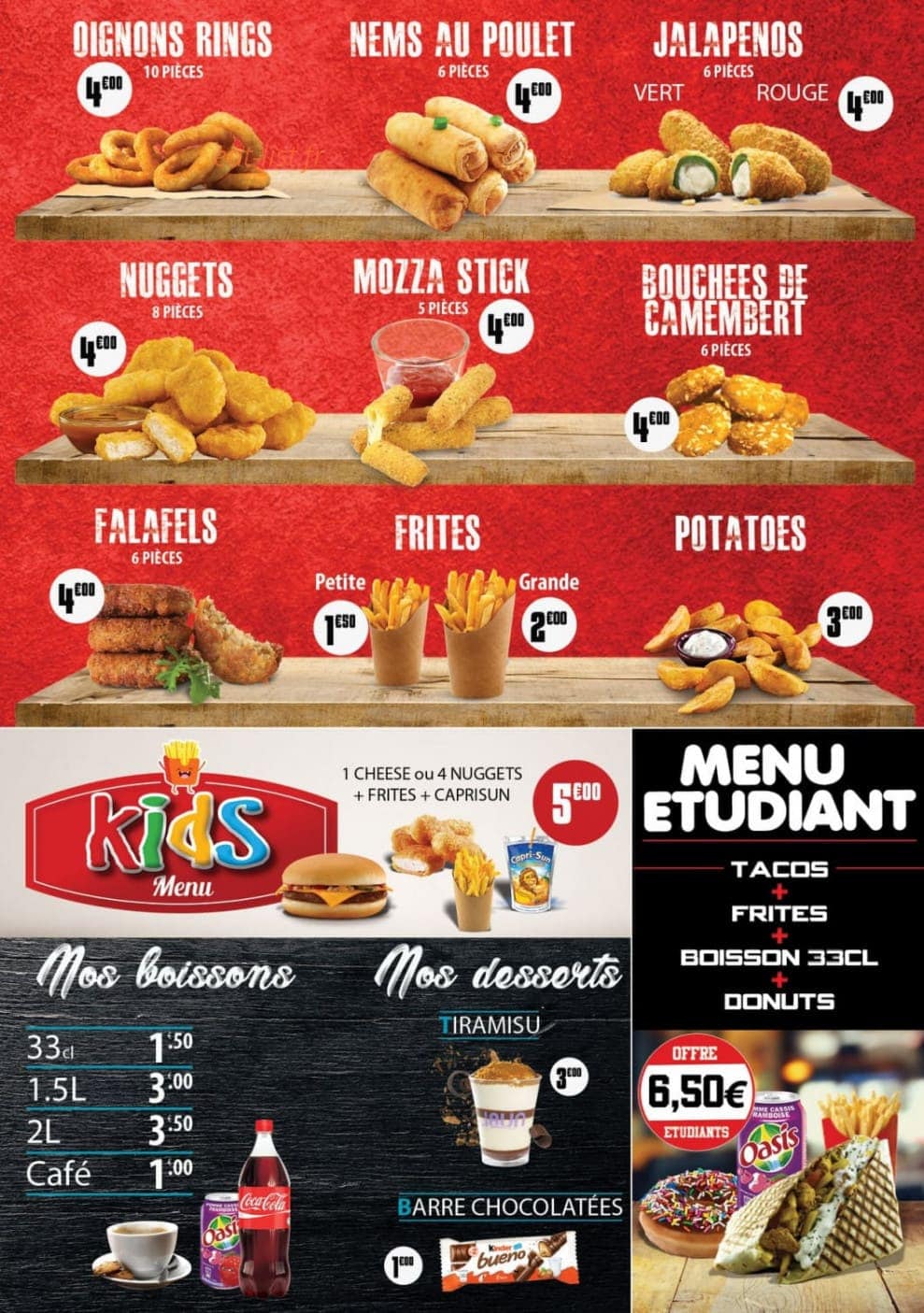 Snack le 42 — carte page 3
