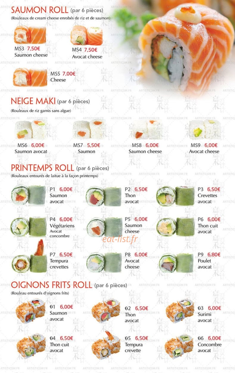 Toyo Sushi — carte page 15