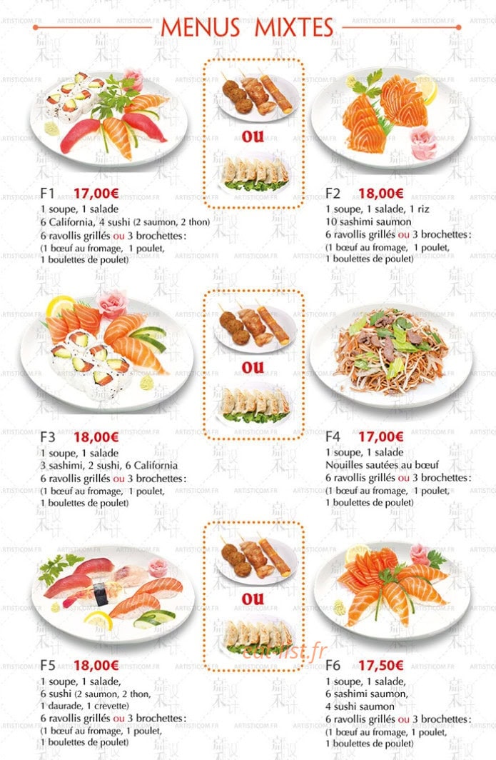 Toyo Sushi — carte page 5