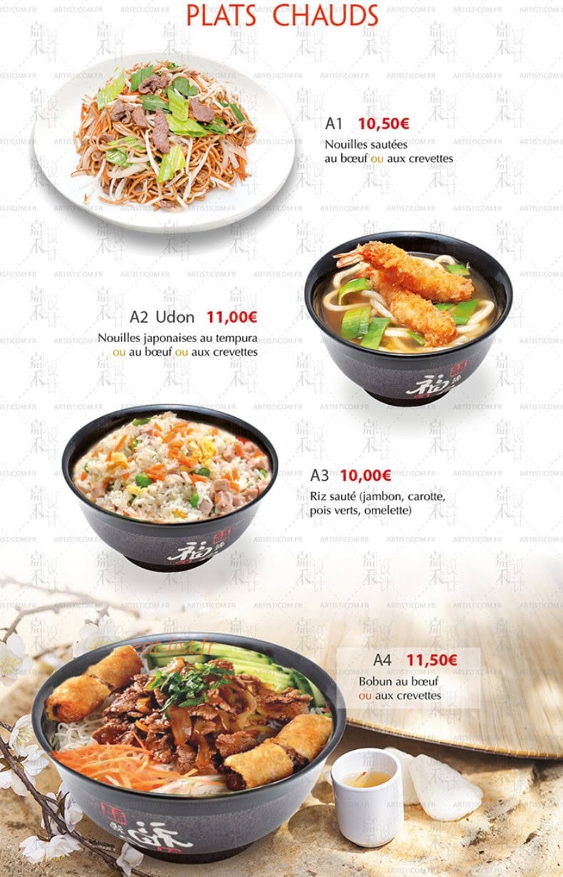 Toyo Sushi — carte page 16