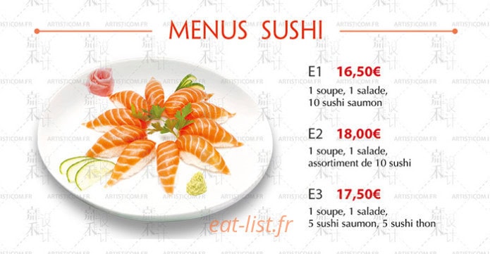 Toyo Sushi — carte page 3