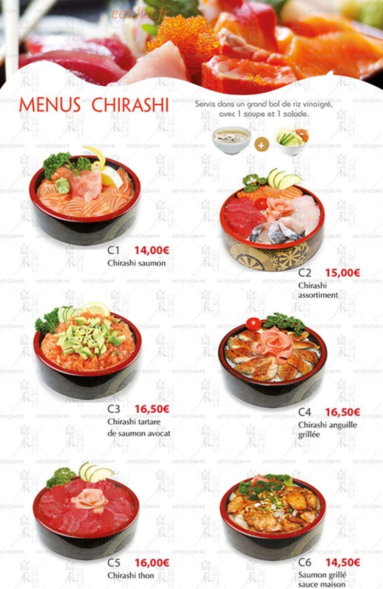 Toyo Sushi — carte page 7