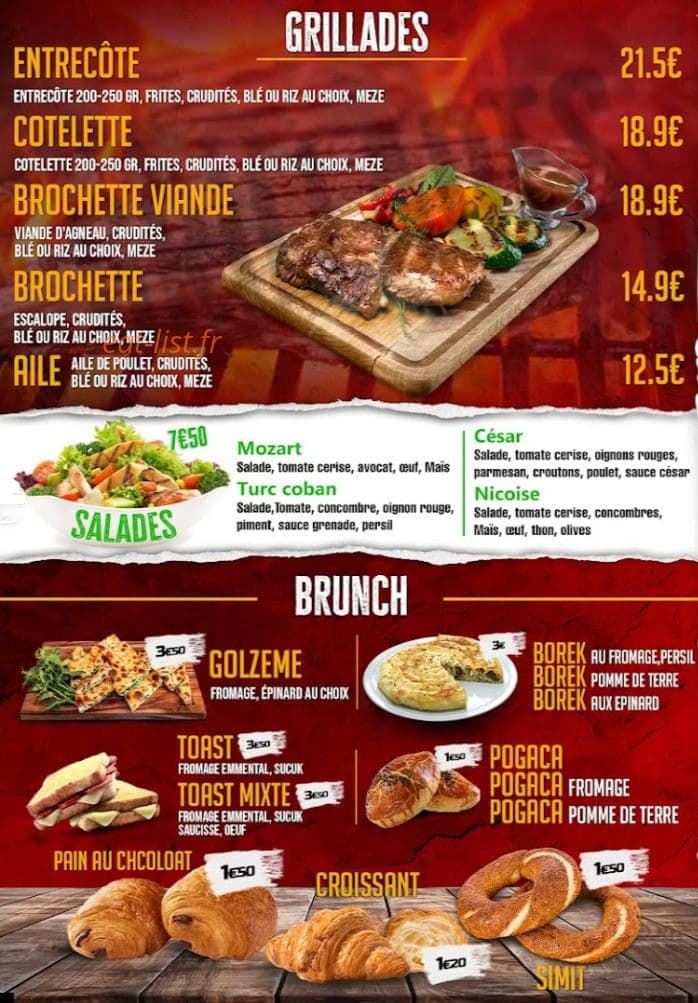 Two Feast — carte page 4