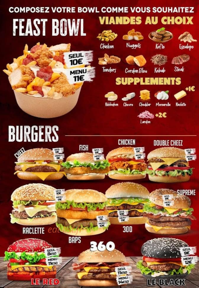 Two Feast — carte page 3