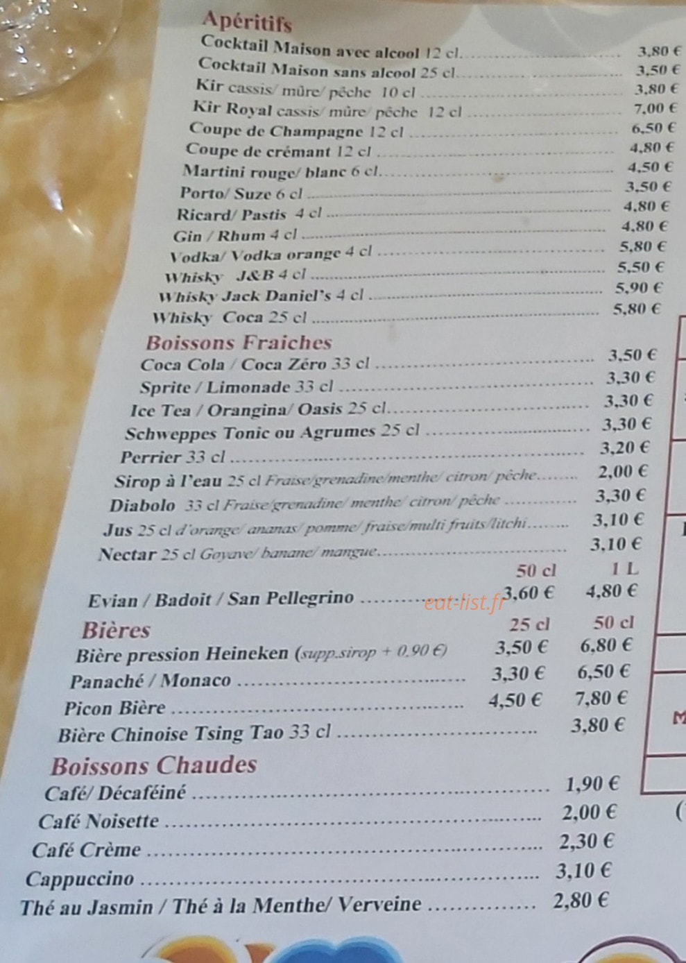 Wok 71 — carte page 2