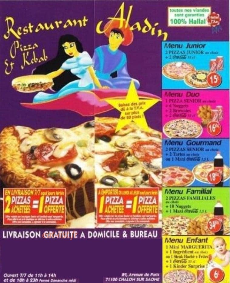 Aladin — carte page 1