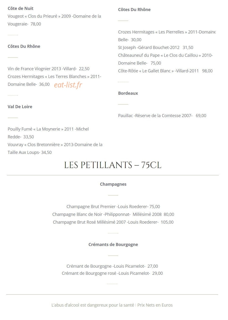 Aromatique — carte page 4
