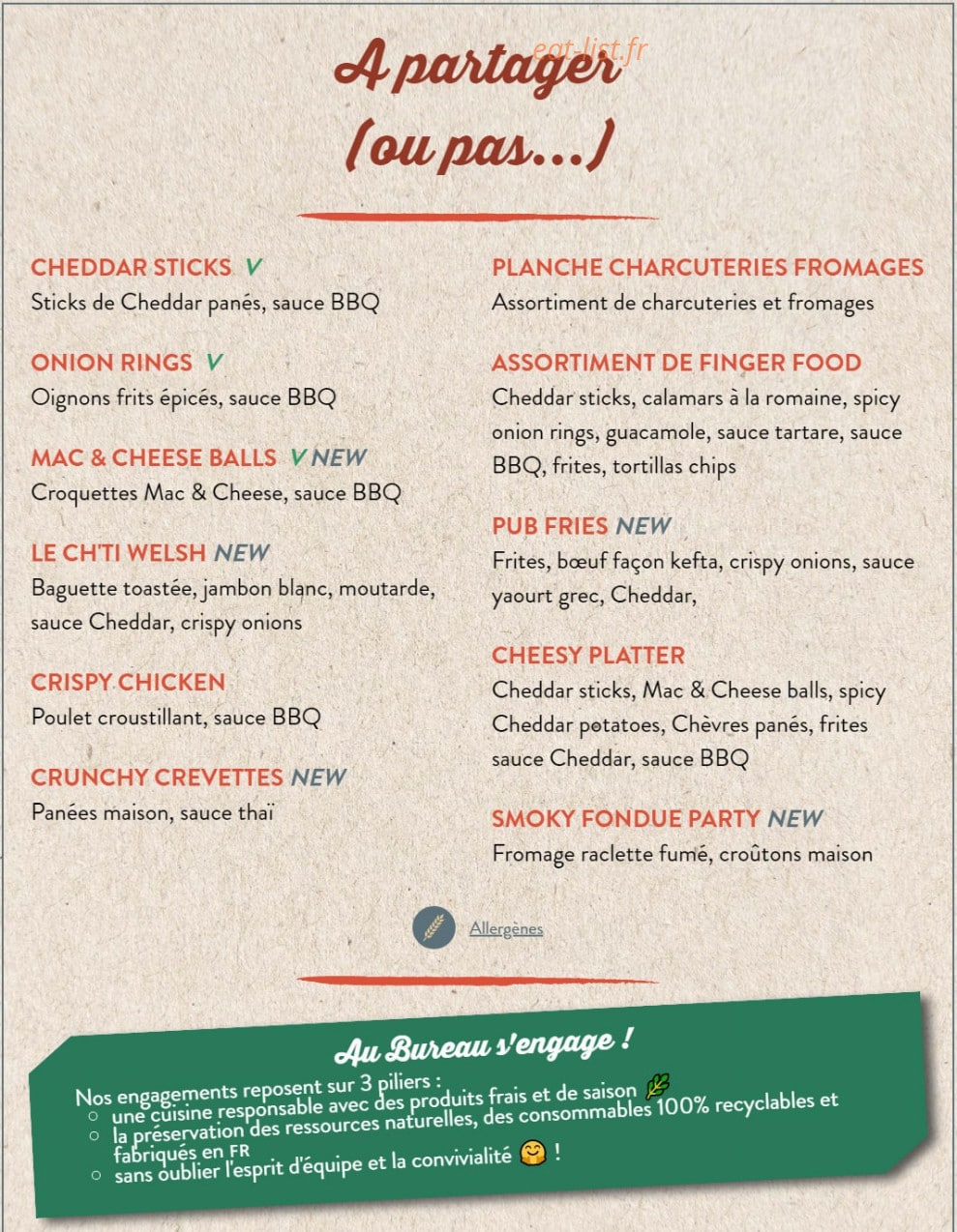 Au Bureau — carte page 1