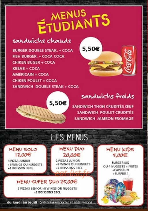 Best burger — carte page 2