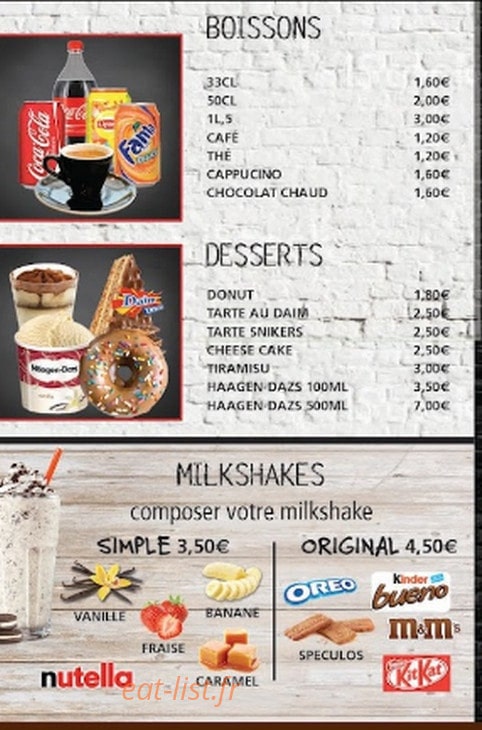 Best burger — carte page 5