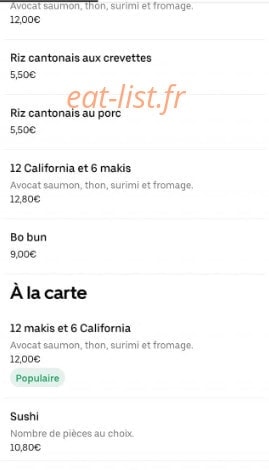 Boeuf et Grill — carte page 5