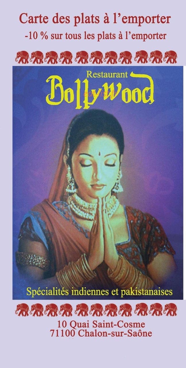  Bollywood   Chalon  Sur  Saone  menu et photos