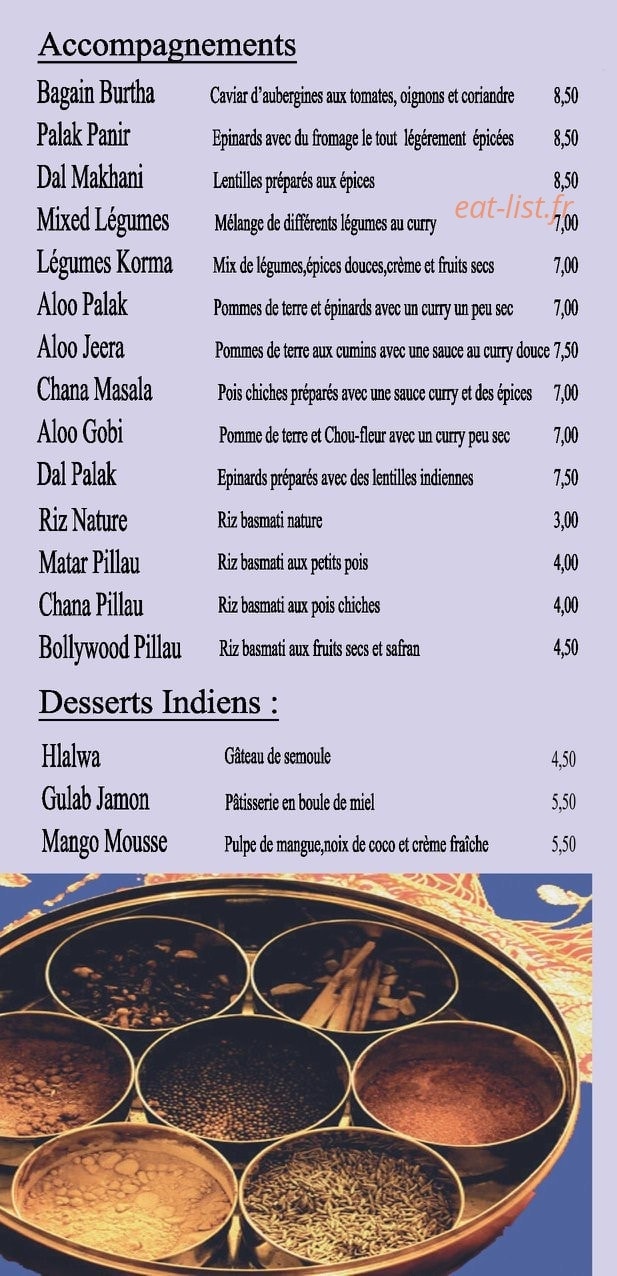 Bollywood — carte page 5