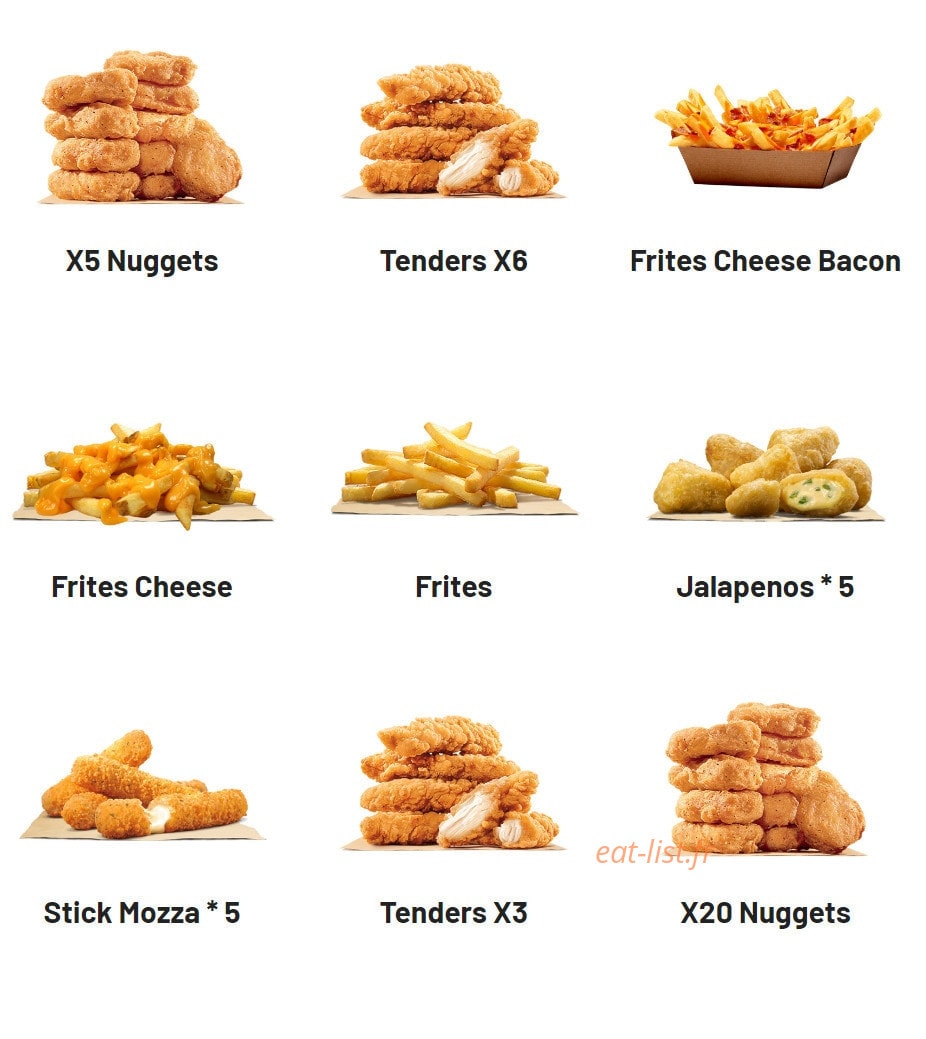 Chamas Burger — carte page 6