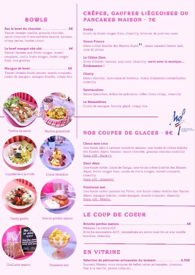 Chez Maman — carte page 2