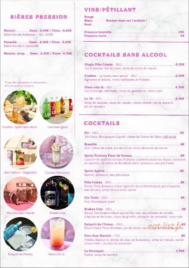 Chez Maman — carte page 5
