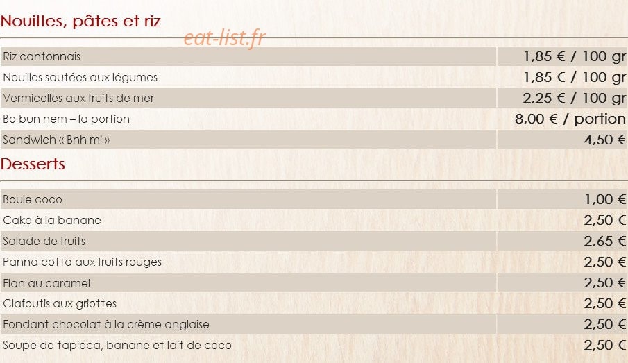 Chopsticks — carte page 4