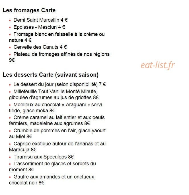 Hôtel Saint Georges — carte page 2