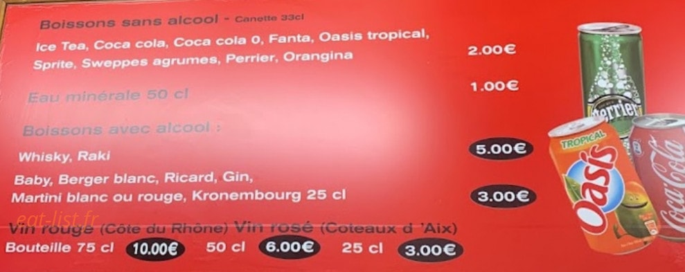 Kebab Express — carte page 2