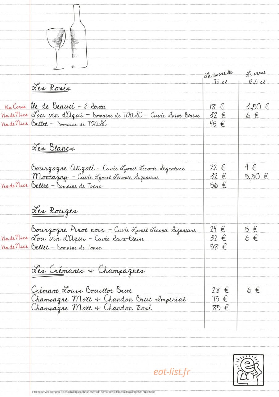 L'épicurieux — carte page 3