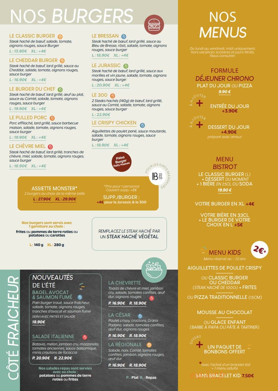 La Brasserie du 10.55 — carte page 2