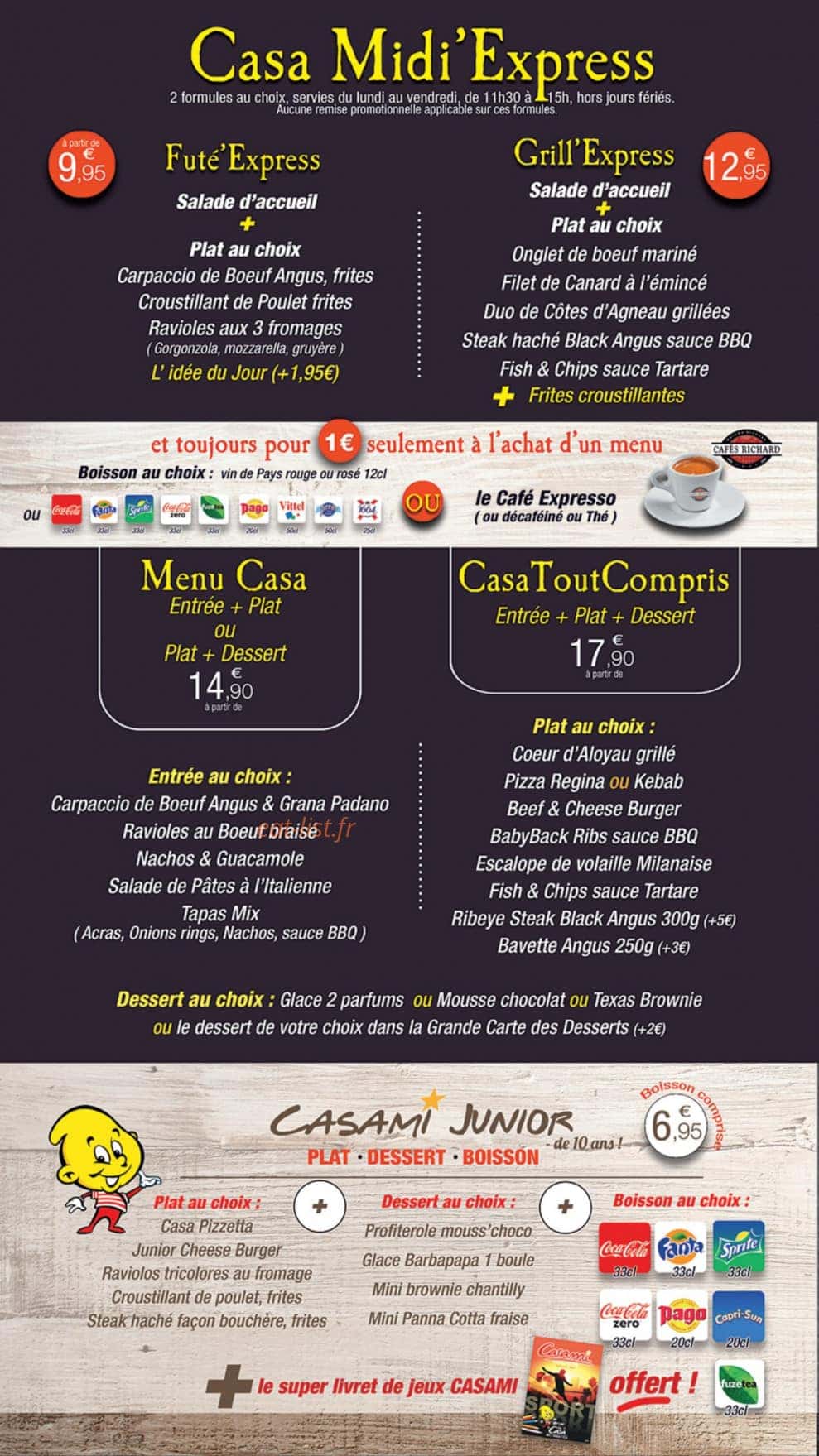 La Casa — carte page 9