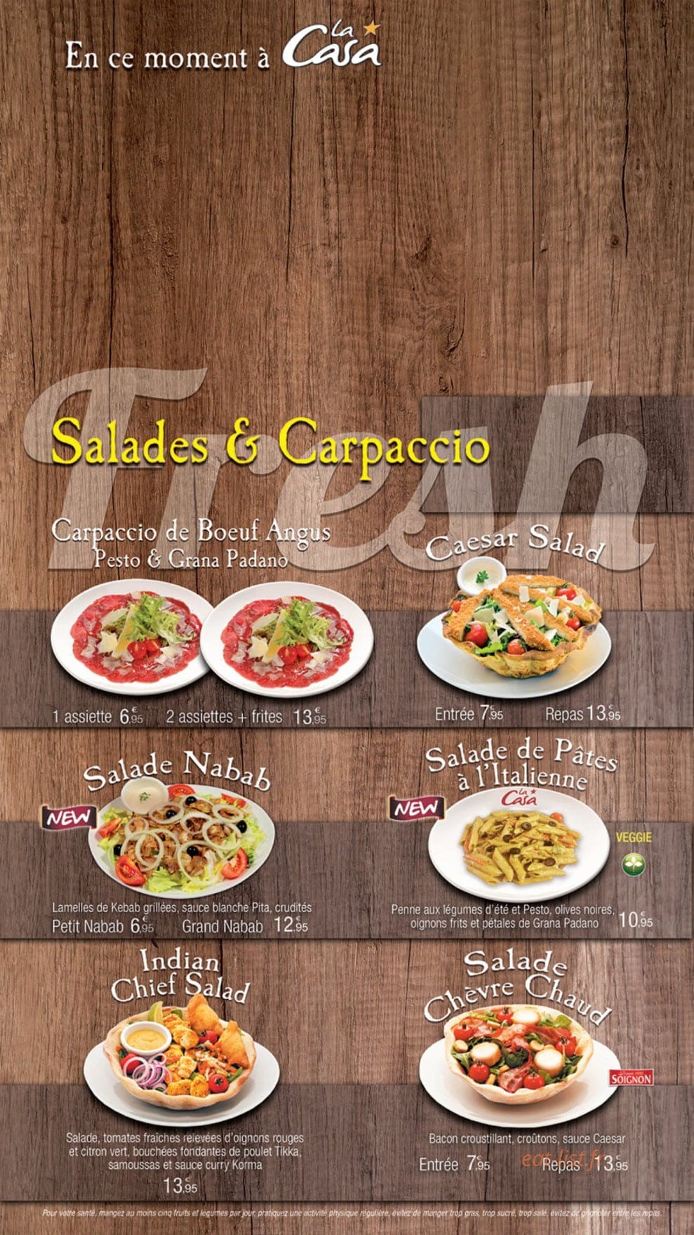 La Casa — carte page 4