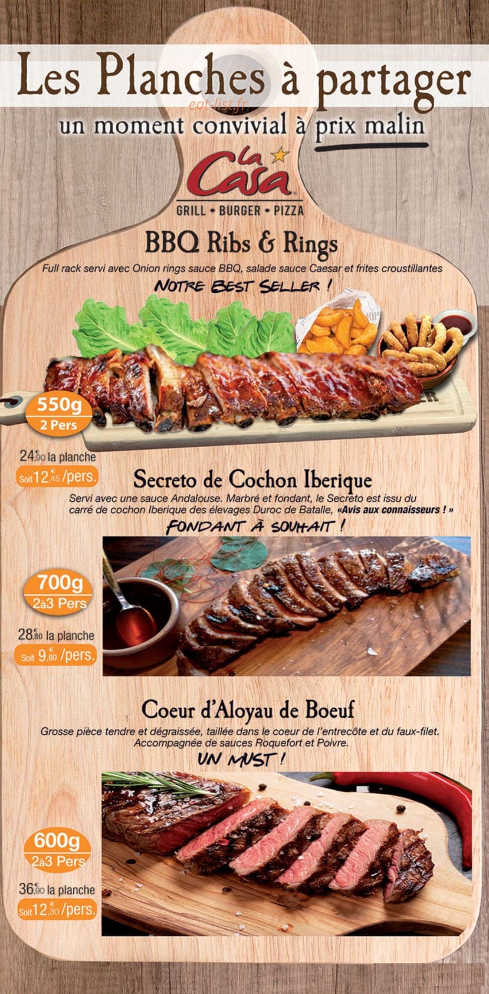 La Casa — carte page 11