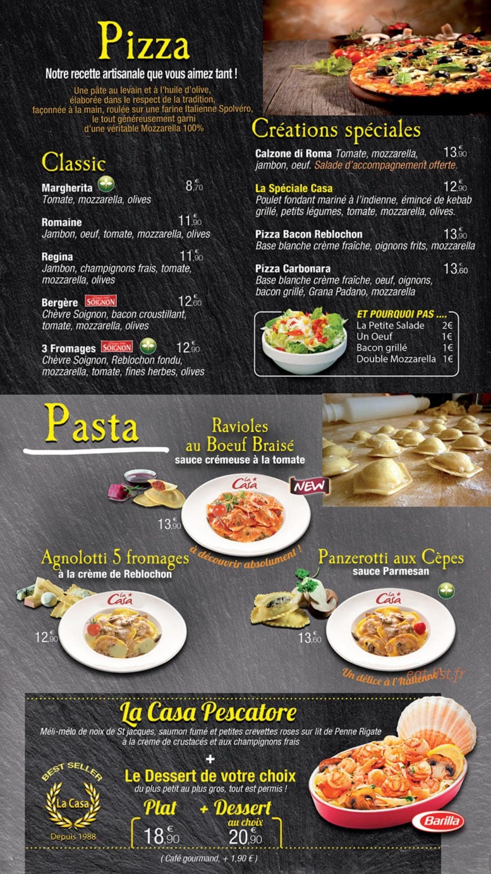 La Casa — carte page 5