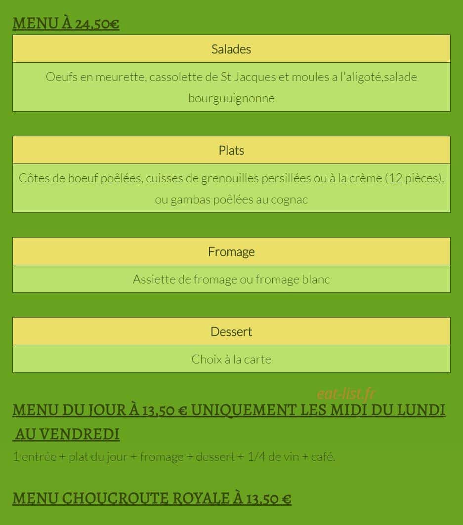 La grenouille gourmande — carte page 3