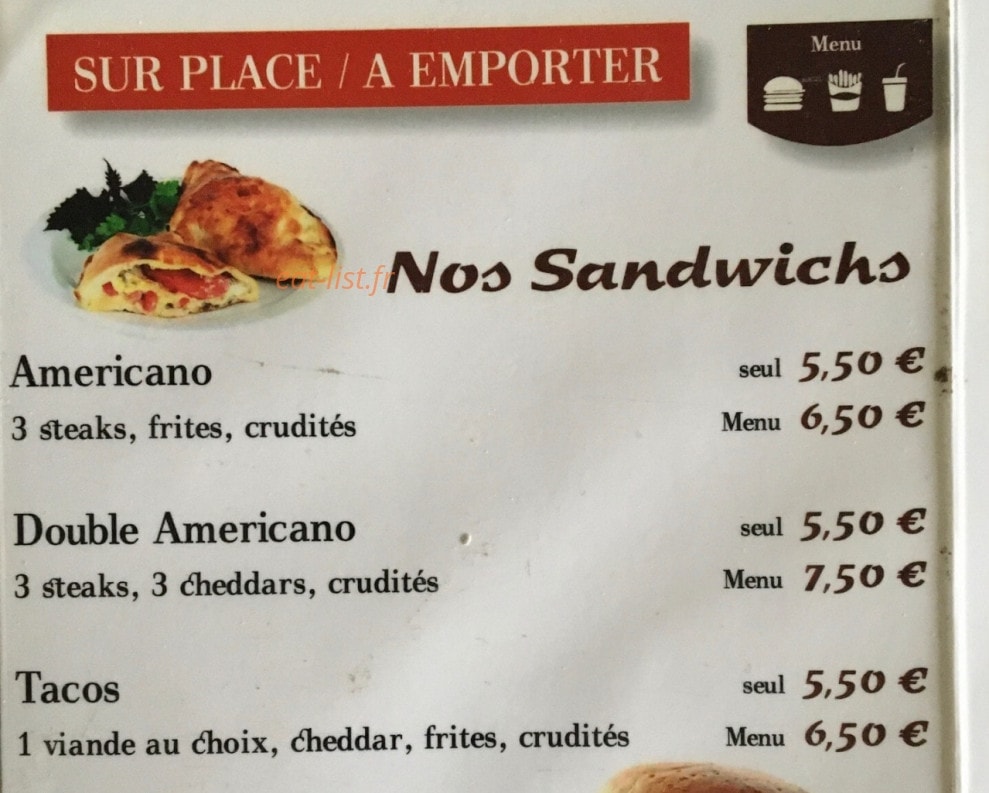 La maison de la pizza — carte page 7