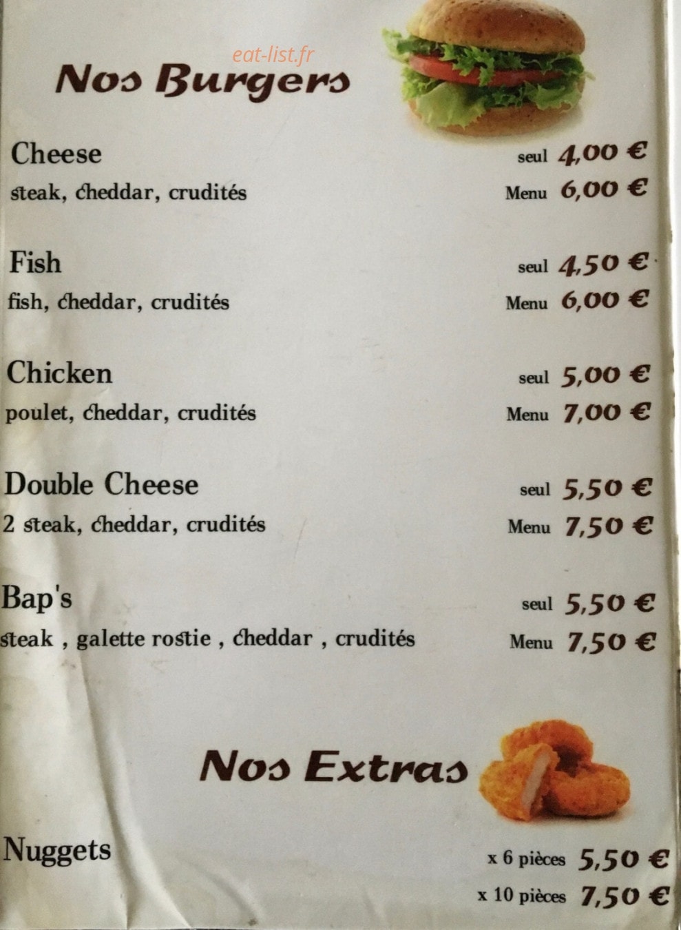 La maison de la pizza — carte page 6