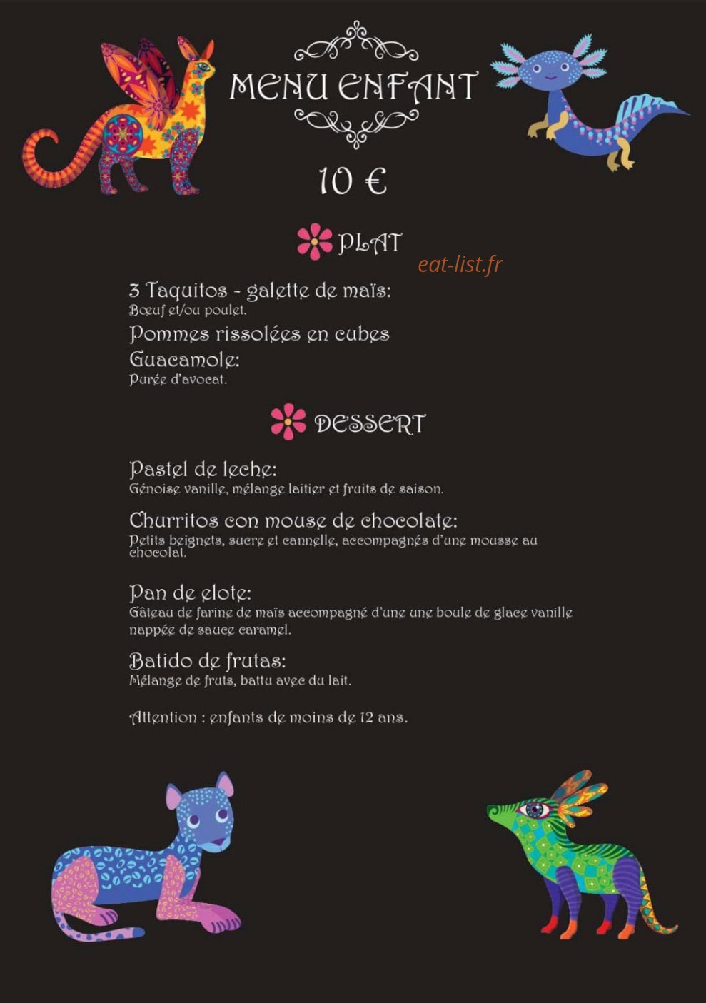 La María — carte page 6