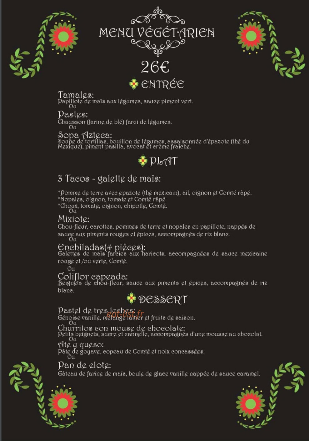 La María — carte page 5