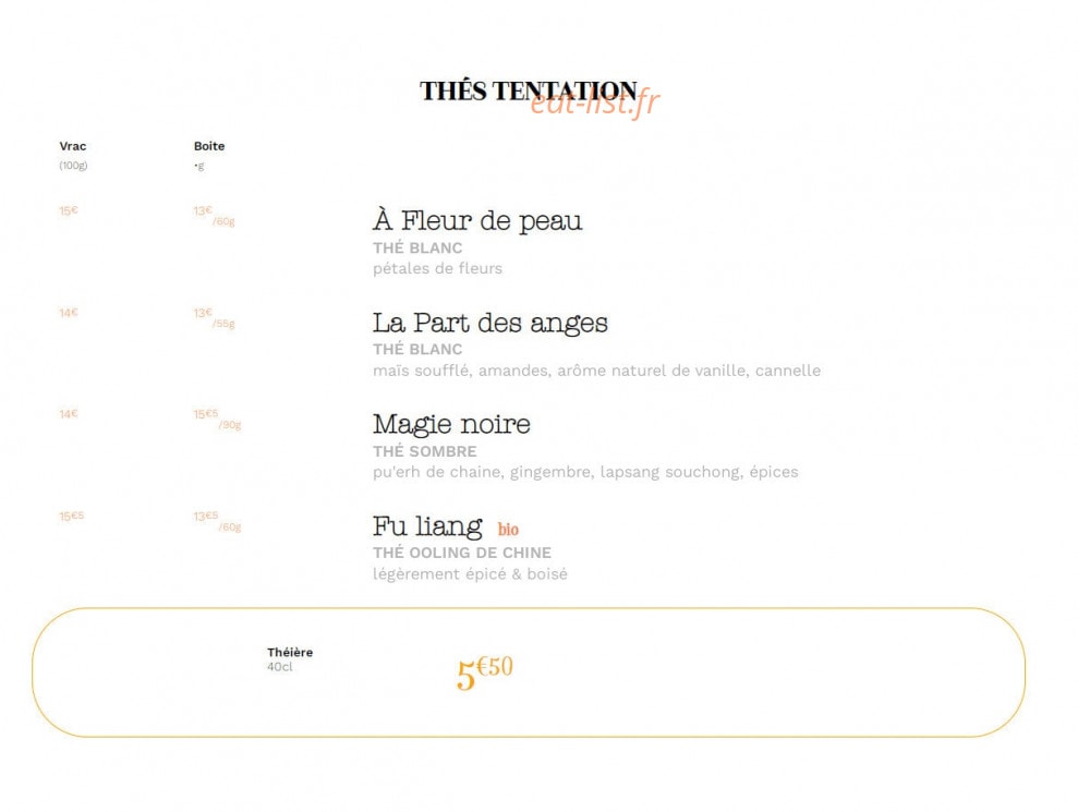 Le Bon Moment — carte page 13