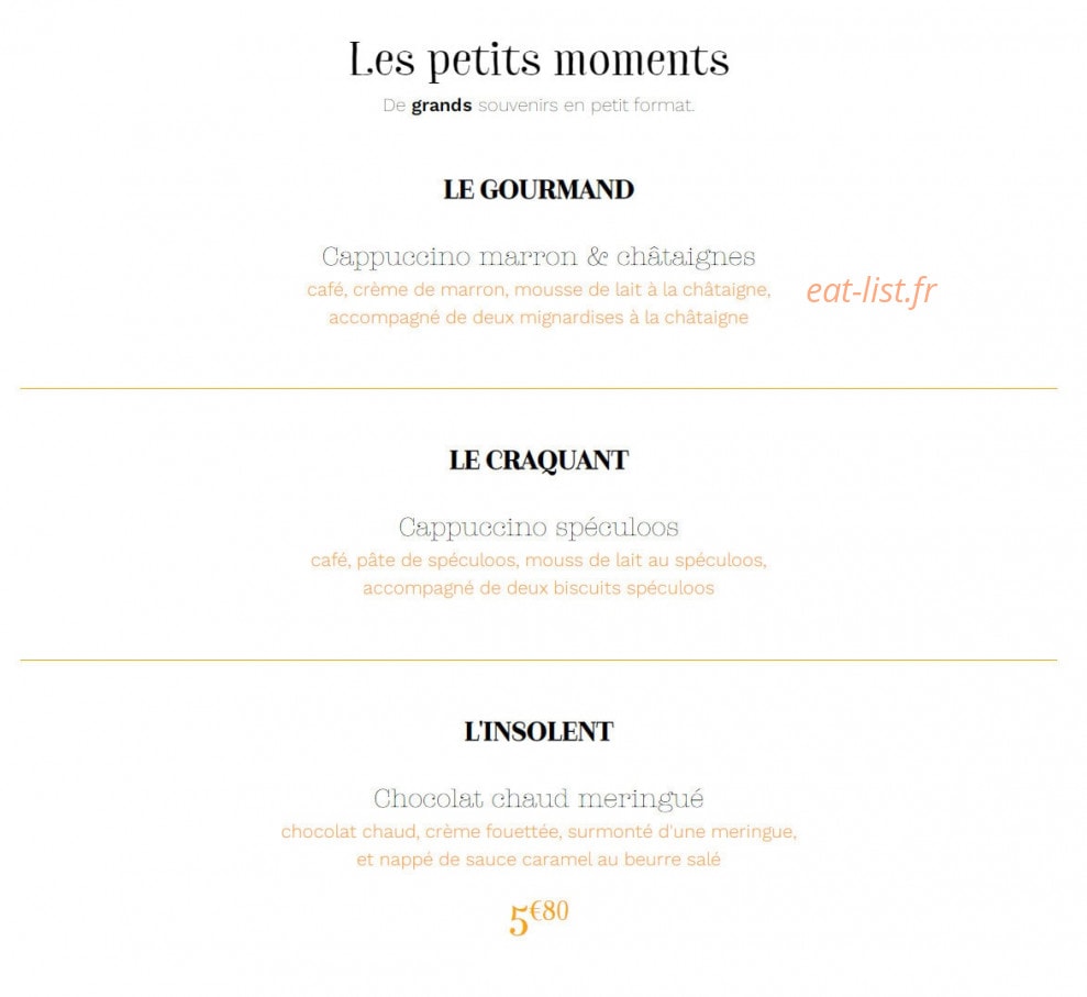 Le Bon Moment — carte page 3