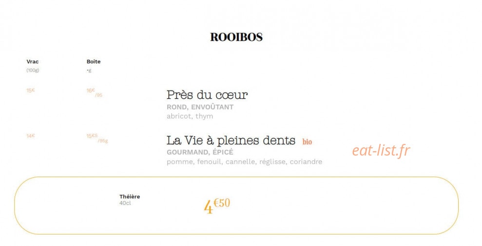 Le Bon Moment — carte page 15