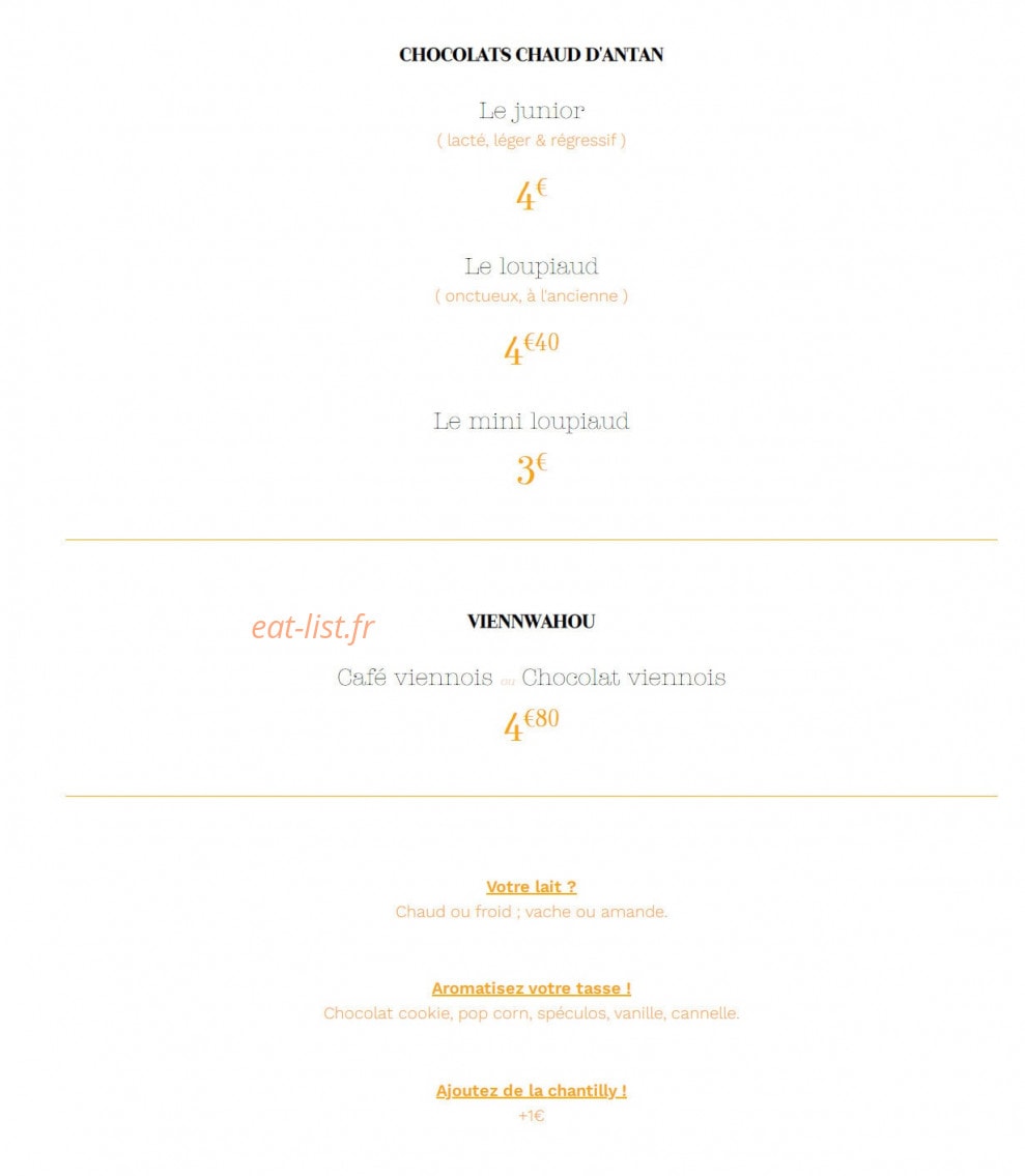 Le Bon Moment — carte page 6