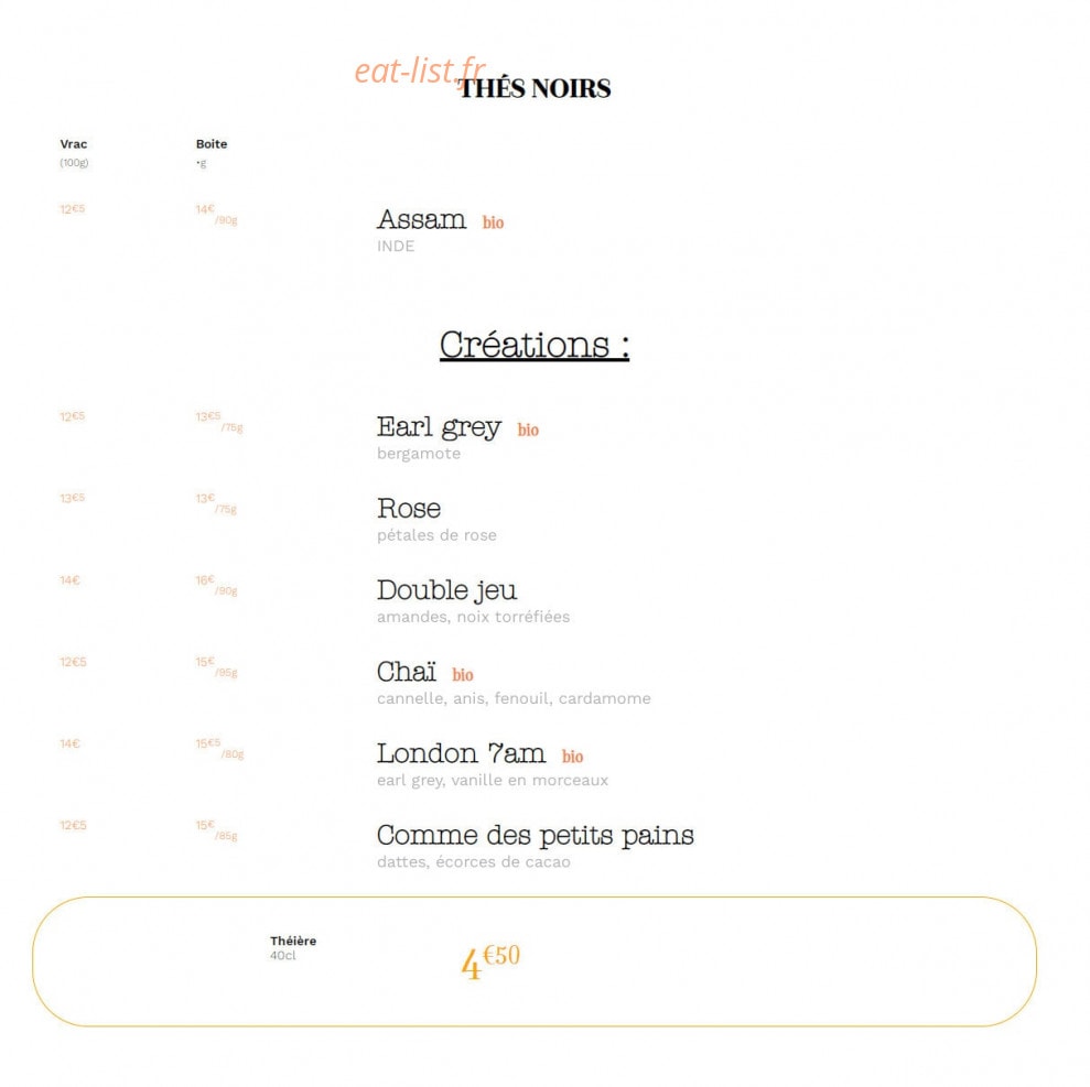 Le Bon Moment — carte page 10